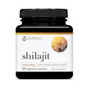 Tutoria Shilaj - capsule de 500 mg Shilajit - Suplimentul energetic - Shilajit sprijină rezistenţa şi rezistenţa - Pure Himalayan Shilajit - Gluten, Dairy & Soy Free - 60 Capsule vegetariene