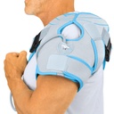 Arctic Flex Pack Ice Brace - Wrap de compresie la rece cu pompă - Suporturi Cuff Rotator, Umăr congelate, Tendinita, Articulații dislocate, Labrum Lacrimi, Durere, Entorse - Fits stânga sau dreapta Umăr