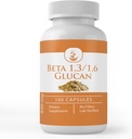 Ingrediente originale pure Beta Glucan 1,3/1,6, (100 capsule) întotdeauna pură, fără aditivi sau fillere, Lab verificat