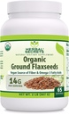 Secrete vegetale USDA Organic Ground Flaxseeds 2 Lbs Powder 