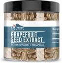 Elemente pământene Extract de semințe de grapefruit 200 capsule, pur și nediluat, fără aditivi