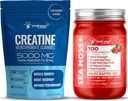 wellNESS LABSRX Sea Moss Gel Strawberry with Creatine Gummies