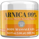 Arnica 35 - Arnica Gel pentru vânătăi Extra Strong 98% 16.9 Fl Oz, Masaj de mușchi și articulații, Formula naturală și dermatologică testate - Made in Italia
