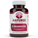 D MANNOZĂ cu extract de afine și vitamina C - Tract urinar UT Curățați și vezica urinară Sănătate - Protejează împotriva infecțiilor cu tract urinar UTI - Flush natural sănătos și dezintoxicare impurităţi 