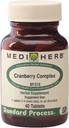 Complexul Cranberry MEDIHERB -Curaj Functie de tract urinar sanatos - Promoveaza flora sanatoasa in tractul urinar - Ingrediente naturale - Suplimente vegetale organice - Made in USA - 40 Tabs