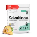 ColonBroom Psyllium Husk Powder cu Stevia (Fructe Tropicale) - Colon Cleanse for Bloating Relief & Gut Health - Colon Broom Fiber Powder Drink - Vegan Fiber Powder Stevia Supplement, 50 Servings