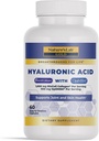 Acid hialuronic de laborator al naturii cu colagen Biocell și MSM - Hidratarea pielii, sănătatea comună - 60 capsule (20 zile de aprovizionare)