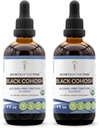Secretele Tribului Negru Cohosh USDA Extract organic de arahide-Free, Drops Herbal de înaltă calitate 