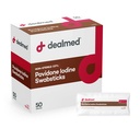 Deamed Povidonă Iod 10% Swabsticks - Pachete sigilate individual Perfecte pentru îngrijirea rănilor și truse portabile de prim ajutor, 50/Box (Pachet de 1)