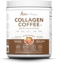NUTRACOLLAGEN Peptide Powder cu cafea Columbian Premium; Grass-Fed; Keto Friendly, MCT Nucă de cocos Pudră de ulei, Soy Free, Gluten Free, Sugar Free, 40mg Cafeina/SVG; Mocha Hazelnut 25 Serviri
