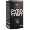 Pyro Stim 7 Metabolism Booster de sprijin pierdere de grăsime de energie Boost - o dată-A-Ziua termogenic cu Teacre pentru Focus, Appetit Control, Toning musculare, și controlul stării de spirit (60 capsule)