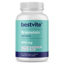 Bromelain 500mg (2400 GDU/Gram) (120 Capsule vegetariene) - Fără Steare - Vegan - No Gelatină - No Siliciu - Non OMG - Gluten Free
