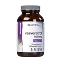 Bluebonnet Nutriție Frumos Ally Resveratrol 500mg, Proteja Integritatea pielii*, Non-GMO, Vegan, Gluten-Free, Soy-Free, Dairy-Free, 30 Capsule vegetale, 30 Servings