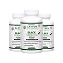 Halal Black Seed Oil (3-Pack) Cold-Pressed Nigella Sativa, Suporturi Inima, Creier, Articulații, Imune Health, Non-GMO, Made in USA - Halal Vitamine