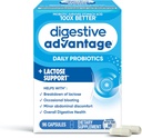 Digestive Advantage Lactoză capsule de apărare (96 Conte într-o cutie), ajută la spargerea lactozei și apărarea împotriva supărat digestiv, susține Digestive și Immune Health, CFU