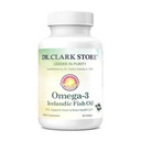 Dr Clark Magazin Omega-3 Islandez de ulei de pește Suplimentul de 