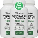 PRISTINE'S Tongkat Ali 1000MG Extract supliment capsule (3-Pachet) - 30 zile de aprovizionare - Suport de performanță atletic - Mens Health & Lean musculare masă - Suport imunitate