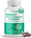 Liposomal Nicotinamida Ribozida Trans-Resveratrol Coenzima Q10 Vitamina C - Suporturi imbatranire sanatoasa, Skin- suporta imbatranire sanatoasa, Promoveaza sanatoasa Skin-a facut si testat in SUA