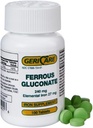 GeriCare gluconat feros 240mg 100 comprimate Fiecare (Pachet de 6)
