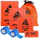 Atelă de prim ajutor 36"X 4.3," Kit de urgență pentru picior rupt picior fractură, Ideal pentru sport, Home, Primul ajutor Refill și animale de companie (4 ambalaj combo)