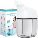 Sistem de irigare nazala, Ingrijire Nasala, Masina de clătire Sinus, Masina de clătire nazala, Curatare nazala cu Colectie Auto Functie pentru Sinus, Nose Runny, Congestion Nasal Grey