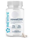 Revive MD Suplimente de suport adrenal pentru oboseală - Natural Cortisol Manager & Supliment cu Rhodiola Rosea & Ashwagandha promovează nivelurile de energie și performanța mentală - Bărbați și femei - 30 Serviri