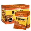 Honey Stinger Organic Gluten Gratuit Caramel Waffle, Energie Stroopwafel pentru Exercitii, Rezistenta si Performanta, Sport nutritie pentru Home & Gym, Pre & Post Workout, Cutie de 16 Waffles, 16.96 Oz