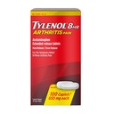 Acetaminofen 650 mg pentru artrită minoră şi dureri articulare, Reductor de febră, Eliberare extinsă, Blând pe stomac, 100 ct