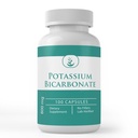 Ingrediente originale pure Bicarbonat de potasiu, (100 capsule) întotdeauna pură, fără aditivi sau fillere, Lab verificat