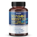 5-HTP + GABA cu L-Teanină + L-Tyrosine - Mood & Focus, Memory & Energy, Suport pentru somn odihnitor - SUA Made & Testat (150 de zile de aprovizionare (Pachetul de 1)