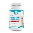 Wanderfound Animale de companie Ultimate Cranberry Bladder UTI Supplement UTI pentru câini - Dog Infectie tractului urinar Incontinenta Formula cu Cordyceps ciuperci - Bacon & ficat Aroma - 90 comprimate masticabile