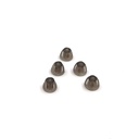 Ajutor auditiv Domes Smoky Sfaturi Gray Piese ureche Confortabil pentru Open Fit BTE Sound Amplifier PSAP Kit Invizibil, cu excepția RIC 5mm (S * 5)