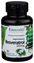 Emerald Labs Resveratrol - Supliment alimentar cu Resveratrol pentru suport Cellular și cardiovascular - 30 Capsule vegetale