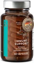 Nr.7 Suplimentul de sprijin imun - Imunitate Boost cu Echinacea - Vitamina naturala C din Acerola - Zinc - Andrographis - Seminte de grapefruit - Complex de vitamine pentru sistemul imunitar Vegan - 60 capsule