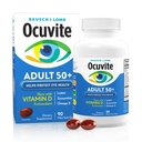 Ocuvite 50+ Oye Vitamina si Suplimentul mineral, Multivitamine pentru Vision & Sanatate Oculară cu Omega-3, Zinc, Vitamine C & E, Lutein & Zeaxantină, Suplimente de zinc pentru femei și bărbați, 90 Softgels
