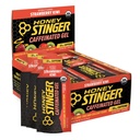 Miere Stinger căpșuni Kiwi energie Gel, Cafeinat & Gluten gratuit cu miere organică, pentru exercițiu, funcționare și performanță, nutriție sportivă pentru acasă & sală de sport, Pre și mijlocul antrenament, 24 Pack