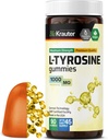 BIO KRAUTER L Gume suplimentare Tyrosine - 1000 mg Putere - 90 Vegan Chews - Mood and Cognitive Support - L-Tyrosine Gumies - Pectin-Based Formula