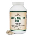 Capsule root marshmallow (210 Count, 1000 mg per Serving) ridicat în Mucilage pentru a sprijini respirație, piele și repararea gut (Vegan Safe, Gluten gratuit) de lemn dublu