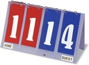 Tandem Sport 2 Digit Score Keeper - Scor Flipper pentru volei, baschet, baseball si fotbal - Tabletop Easy Flip Scoreboard