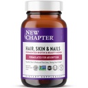 Noul Capitol Biotin Supliment, Vegan piele de păr și unghii vitamine cu Biotina fermentată + Astaxantină - 60 Conte