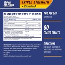 Osteo Bi-Flex Triple Putere (5) cu vitamina D Glucosamină Chondroitin supliment comun de sănătate, comprimate filmate, 80 Count (Pachet de 2)