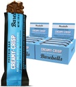 BAREBELLS Proteine Baruri Creamy Crisp - 12 Conte, Pachet de 2 - Snack-uri de proteine cu 20g de proteine ridicate - baton de proteine de ciocolată cu 1g de zahăr total - Perfect pe Go Proteine Snack & Mic dejun Baruri