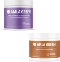 Amla Powder & Green Tea Superfood Supplement, Antioxidant Support, Made with Elderberries (90 portii) & Pumpkin Spice (30 portii), Organic, Vegan