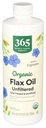 365 de Whole Foods Market, Organic Flax Oil High Lignan, 24 Fl Oz