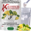 Krampade Electroliti Powder Supliment de potasiu - 4000 mg K+, >4X mai mult decât apă de nucă de cocos 