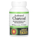 Factori naturali Charcoal 90 Softgel activat