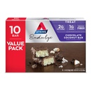 Atkins Endulge Chocolate Coconut Bar, Desert Favorite, High in Fiber, 1g Sugar, 10 Count