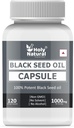 Black Seed Seed Oil Softgel Capsule 500mg (120 Softgel) Premium calitate rece presat Nigella Sativa Seeds Oil I 2 luni Supliment I Rich Thymochinon, Vitamina E & Omega 3 6 9