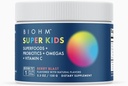 BIOHM Super Kids Superfood Powder Plus Probiotice, (5.3 Oz, 30 Servings) Delicious Berry Blast, Antioxidanti, Omega 3 & Vitamina C, Non-GMO, Dairy Free, Nu Ingrediente artificiale, Vegetarian, Vârsta 4+