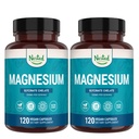 Naturals Nested Magneziu Glicinat Chelat - 200 mg Supliment Chelated Magneziu pentru Crampe musculare, Relaxare, & Suport de somn - 100% Albion TRACCS Buffered Magneziu Glycinate - 240 capsule Vegan